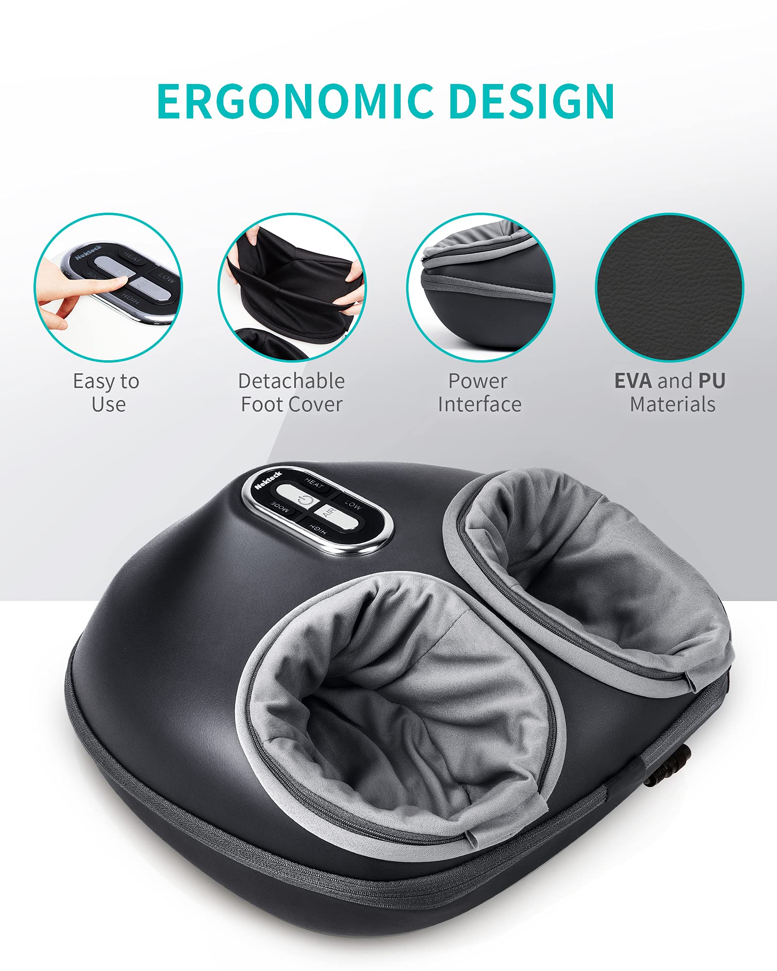 Massager, Shiatsu stopa, maszyna z Soothing ciepło
