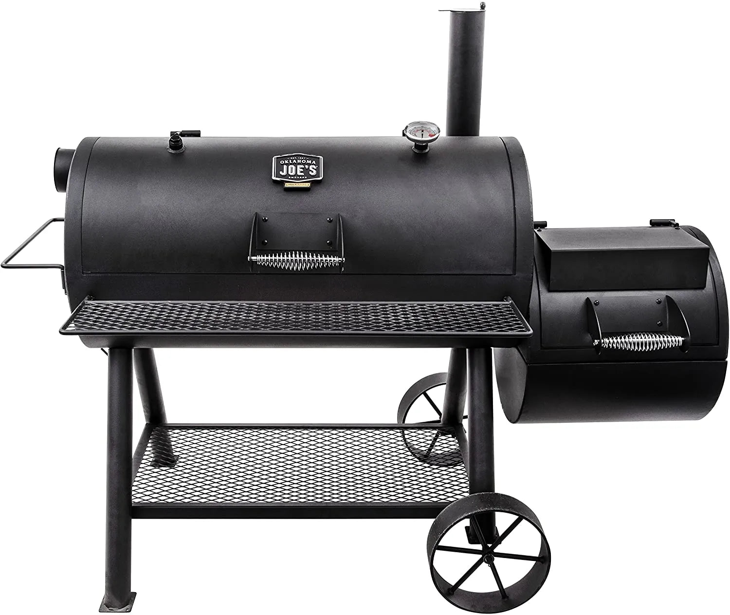 b13aff5f6d80eb872ef7f524d812773725064d1b473c6c2d37e1fd498cb3fb1f Oklahoma Joe S Longhorn Reverse Flow Smoker