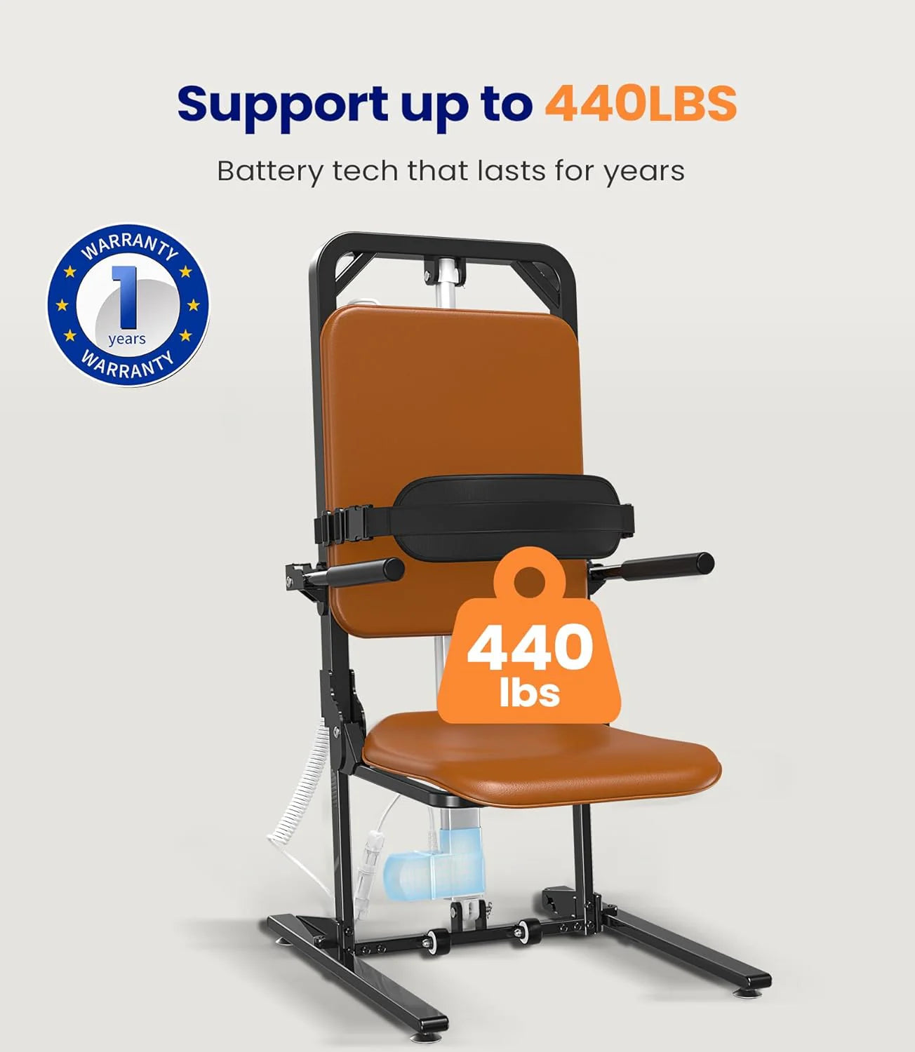 Elektryczny podłoga podnośnik z 440lb pojemność, Elderly Assist