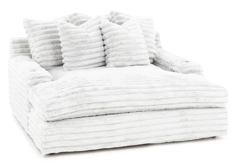 Chaise Lounge z podwójny Cupholders i ładowanie Ports