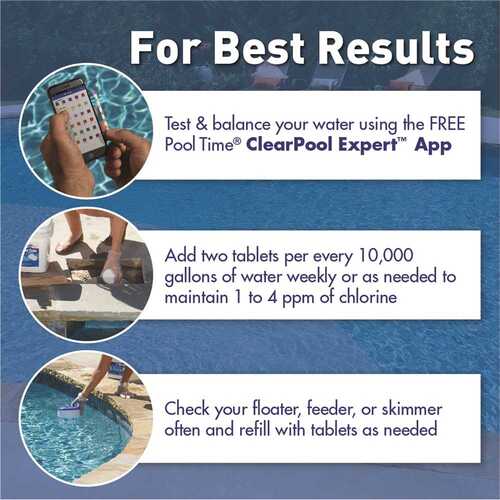 Basen Time 21827P 35 lb. Chlorinating Tablets