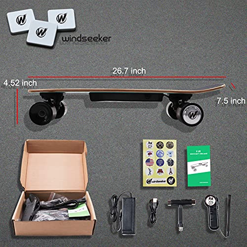 Skateboard, elektryczny model z pilot zdalnego sterowania do Beginners Cruiser E-ska z Diy Stickers