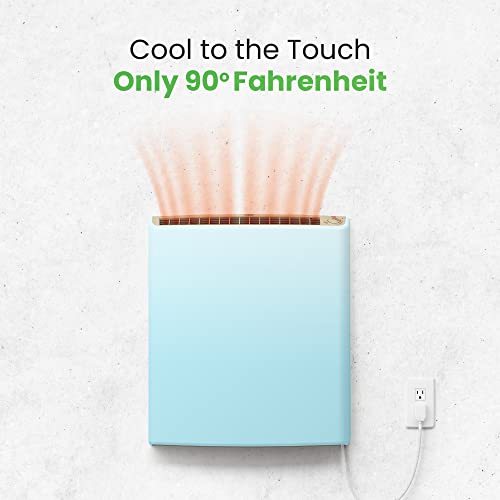 Envi Plug-in Electric Panel Wall Heaters for Indoor Use, Featuring Energy Efficient 24/7 Heating W/safety Sensor Protection