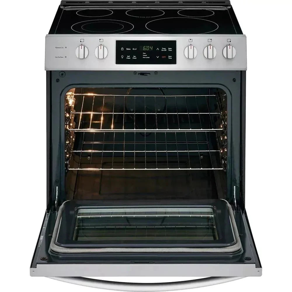 Piekarnik, 30 w. 5.0 Cu. ft. pojedynczy, stal nierdzewna