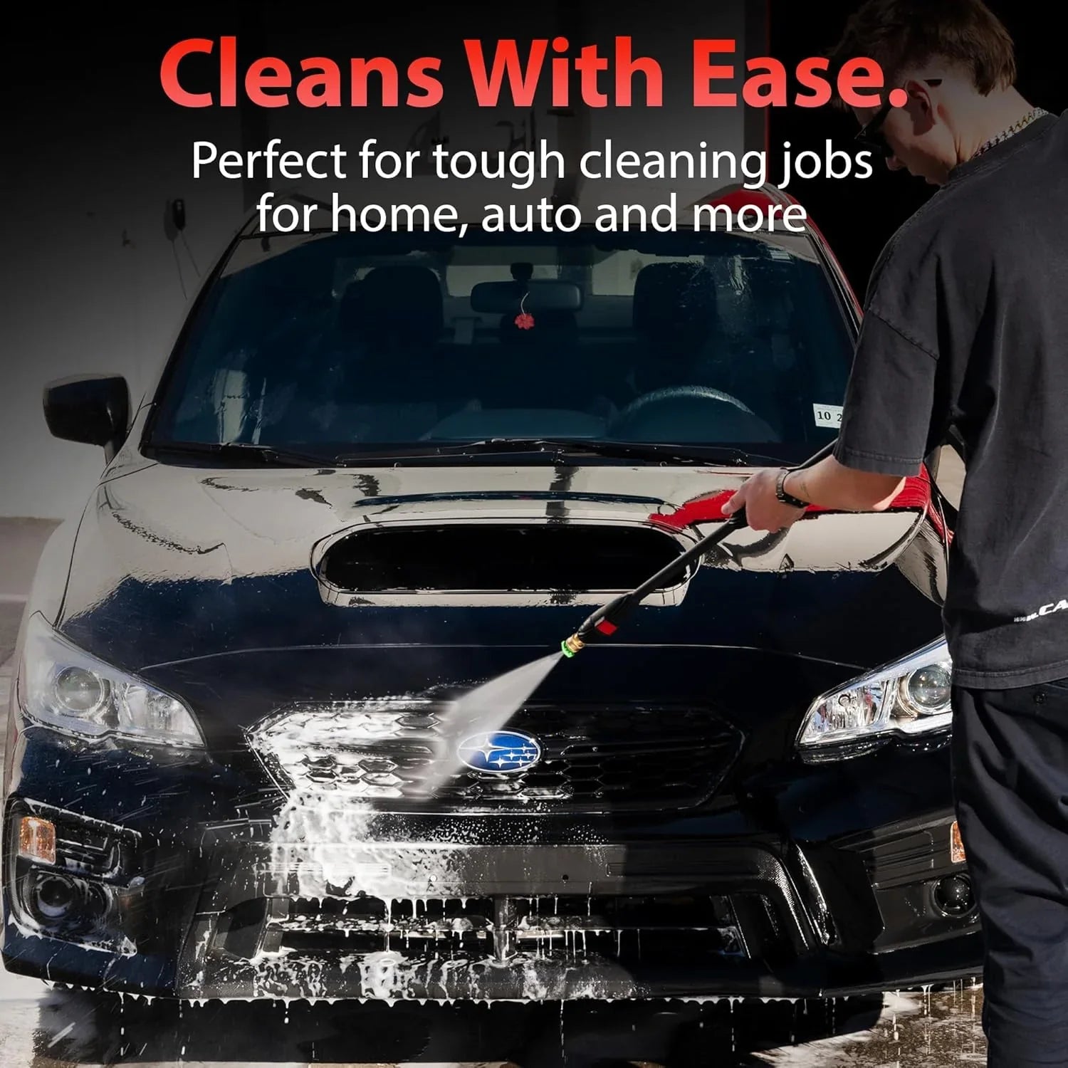 Pressure Washer - Electric, 2.0 - Powerful 1.4 GPM 2000 PSI Car Pressure Washer Sprayer, Snub Nose and Tip Attachment, Use, Car Soap, Patio Boat RV
