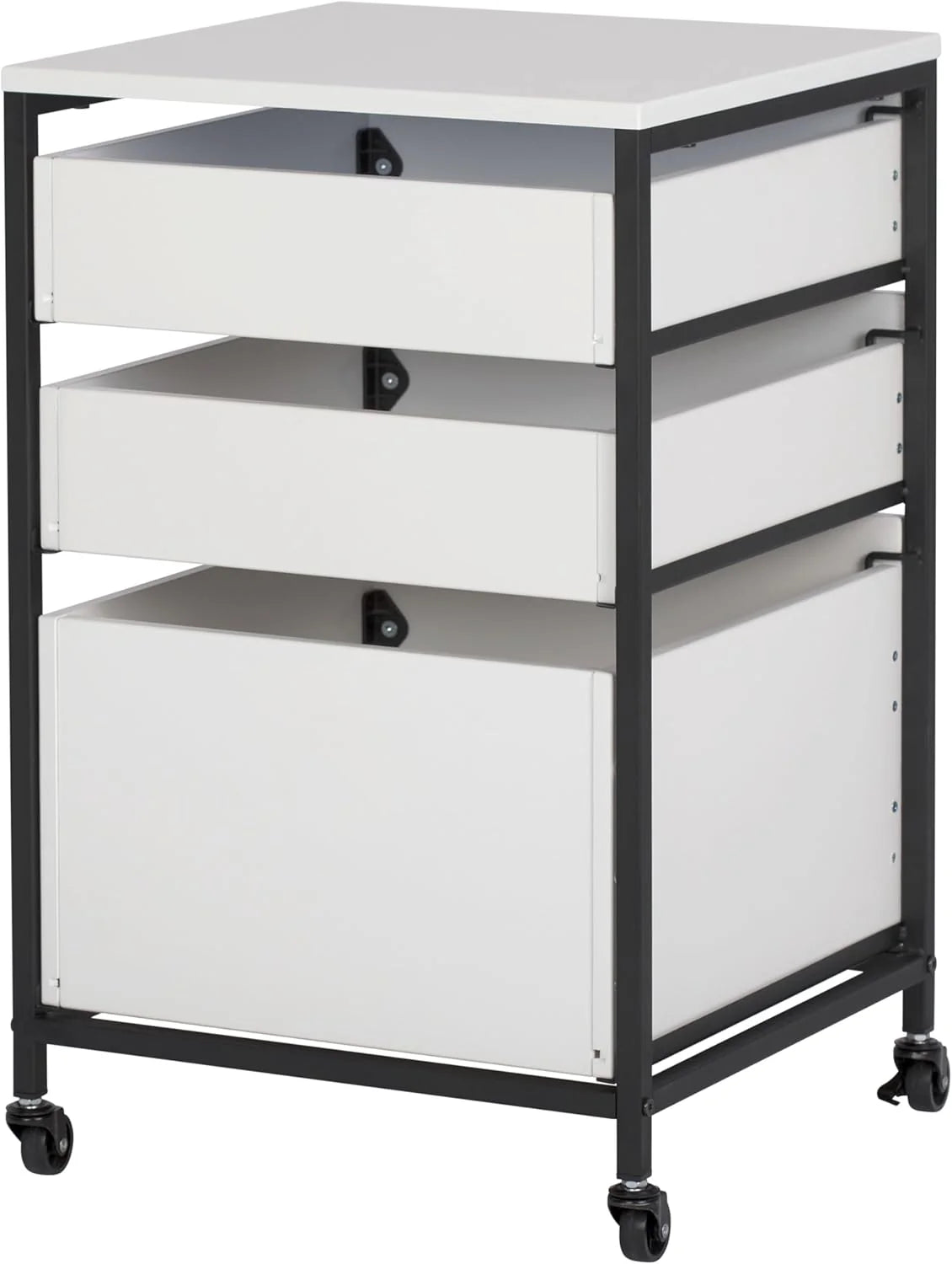 Organizer - 4-layer Portable Storage, Box - Designed for Bathrooms, Kitchens, Handicrafts, Home Offices or Laundry Rooms. the Color Is Charcoal