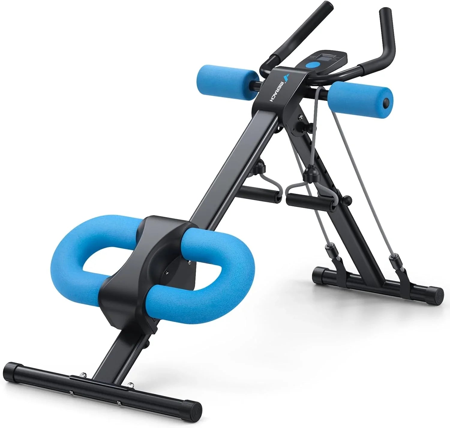 Workout Equipment, Featuring Adjustable Ab Trainer Machine for Abs Workout at Home Gym, Foldable, Knee Protection, Abdominal Trainer for Stomach Workout