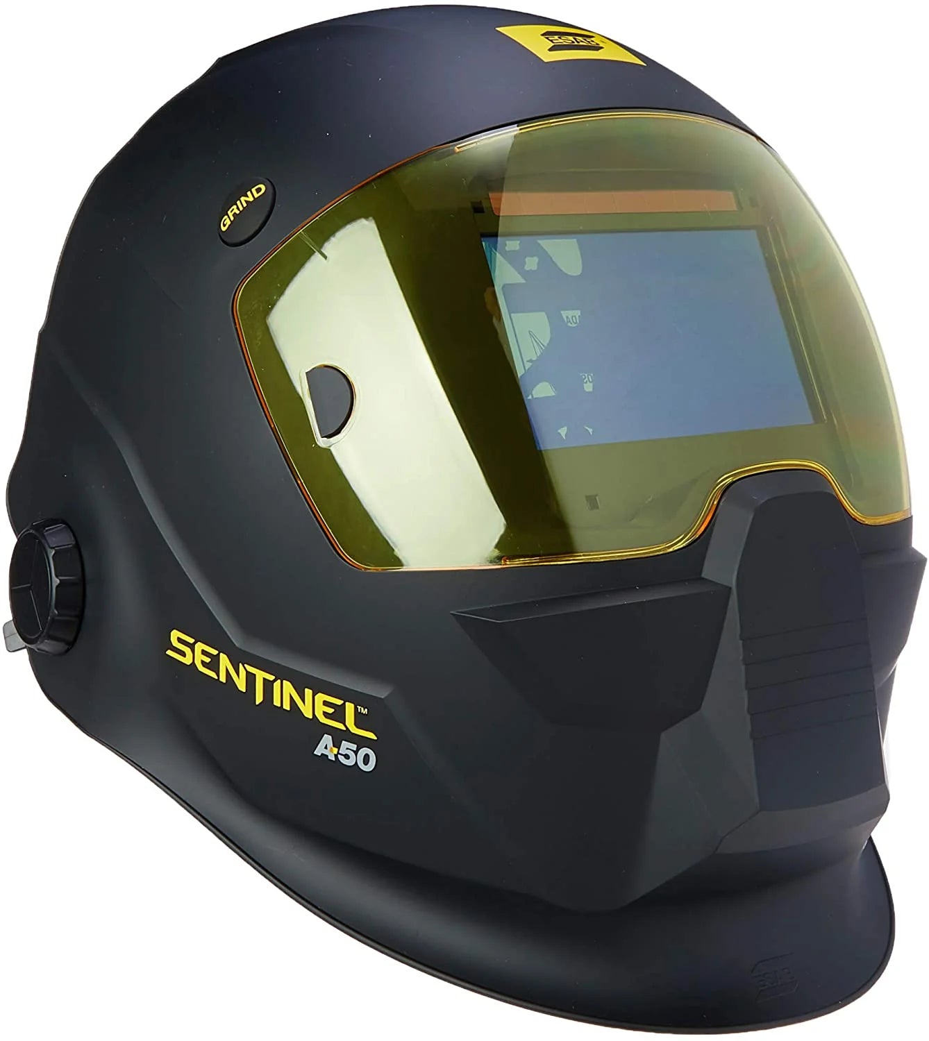 e82bd3fad16954537a81a81ea106ae5f89a6d6476e2659bcfec36b1752699718 0700000800 Sentinel A50 przylbica spawalnicza, czarny, 3.93 X 2.36 w. (100 X 60 Mm) Viewing Area